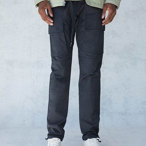 PacSun Utility Black Nylon Slim Cargo Pants - New With Tags (NWT)